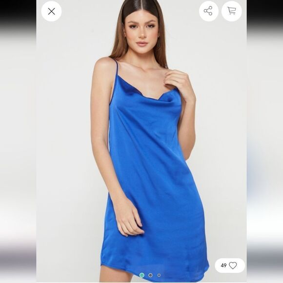 NWOT Urban Outfitters Love Sadie Women's mini Slip Dress Sz. XL - Picture 5 of 7